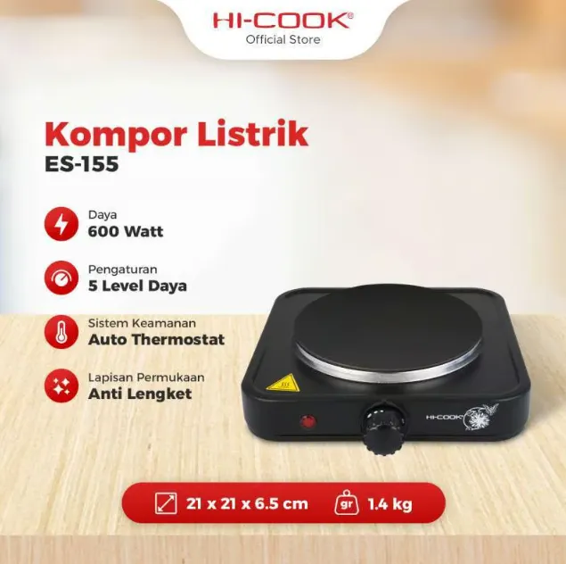 kompor listrik Hi-Cook ES-155